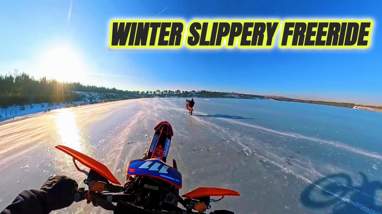 KTM 500 EXC SNOW RIDE  | VLOG ŁUKASZ KUROWSKI | FREERIDE ENDURO SNOW