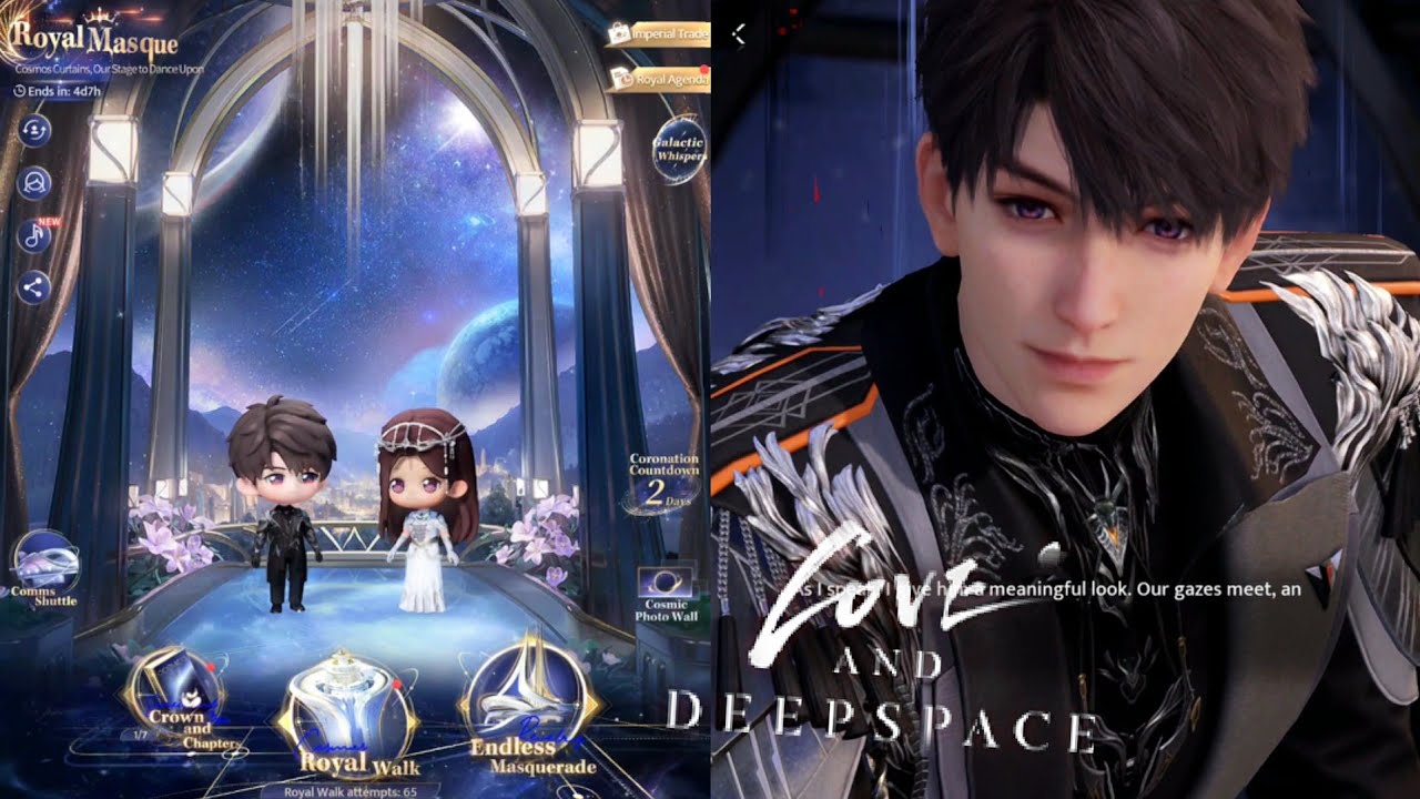 Caleb: Royal Masque Event Story | Love and Deepspace - Crown and Chapters | EN Full Gameplay
