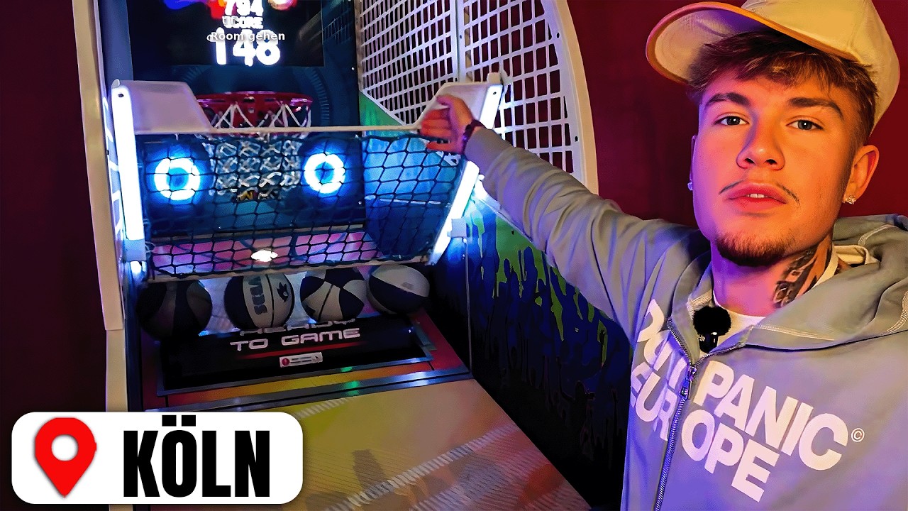 🎮😳 MIT JULIA & AMALIA IN DER ARCADE! 😱 KNUTSCHFLECK & ROHAT FEIERT MEINE BASKETBALL-SKILLS?!
