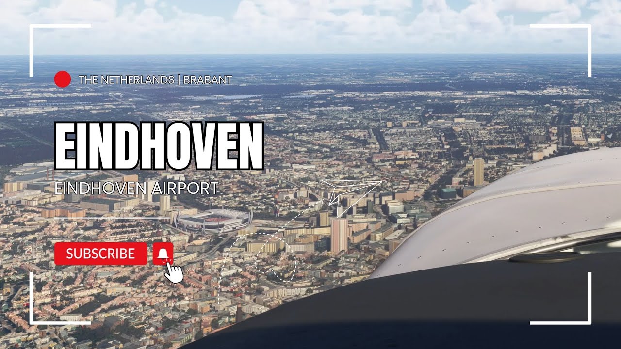 Landing in Eindhoven |  Brabant The Netherlands | EHEH | Eindhoven Airport #brabant #eindhoven