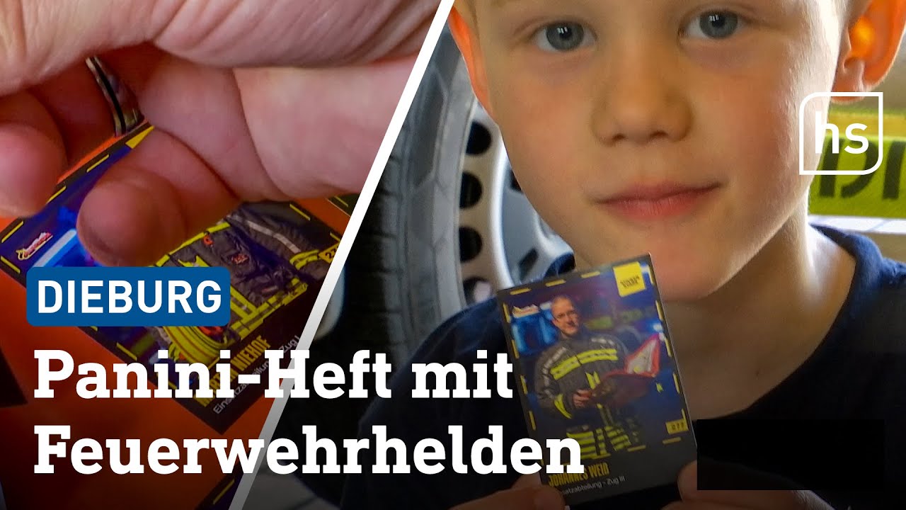 In Dieburg gibt’s Feuerwehrhelden als Panini-Stars I hessenschau