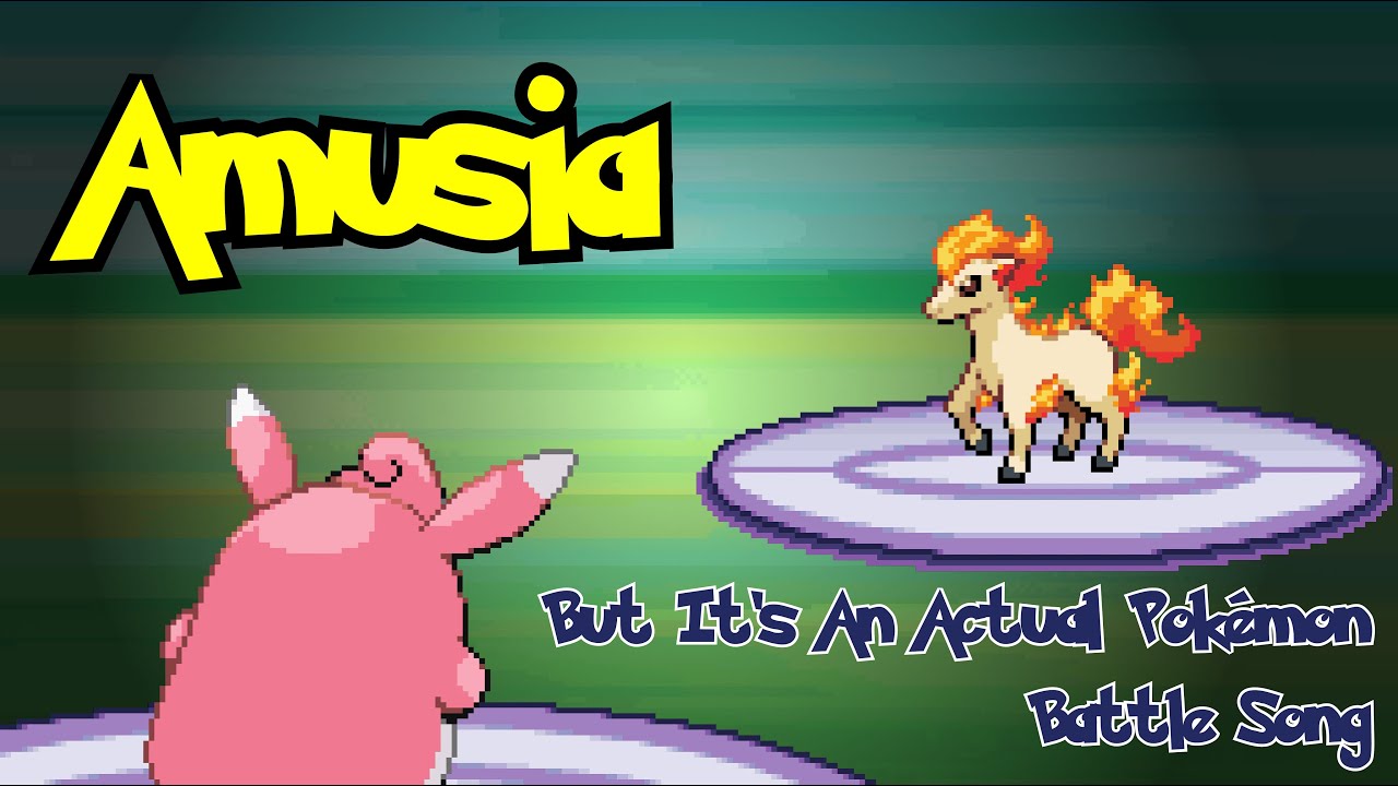 Amusia But It's An Actual Pokemon Battle Theme