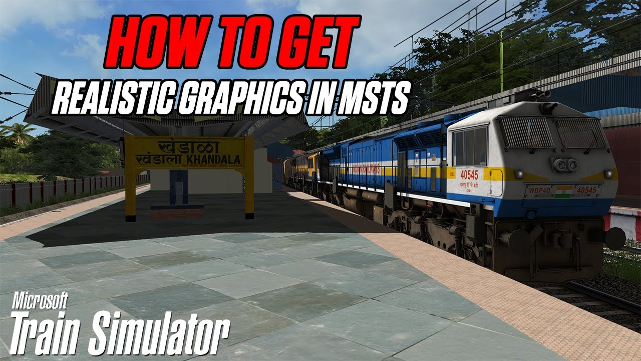 HOW TO GET REALISTIC GRAPHICS IN MSTS OPEN RAILS - LEARN HOW TO INSTALL RESHADE EASILY