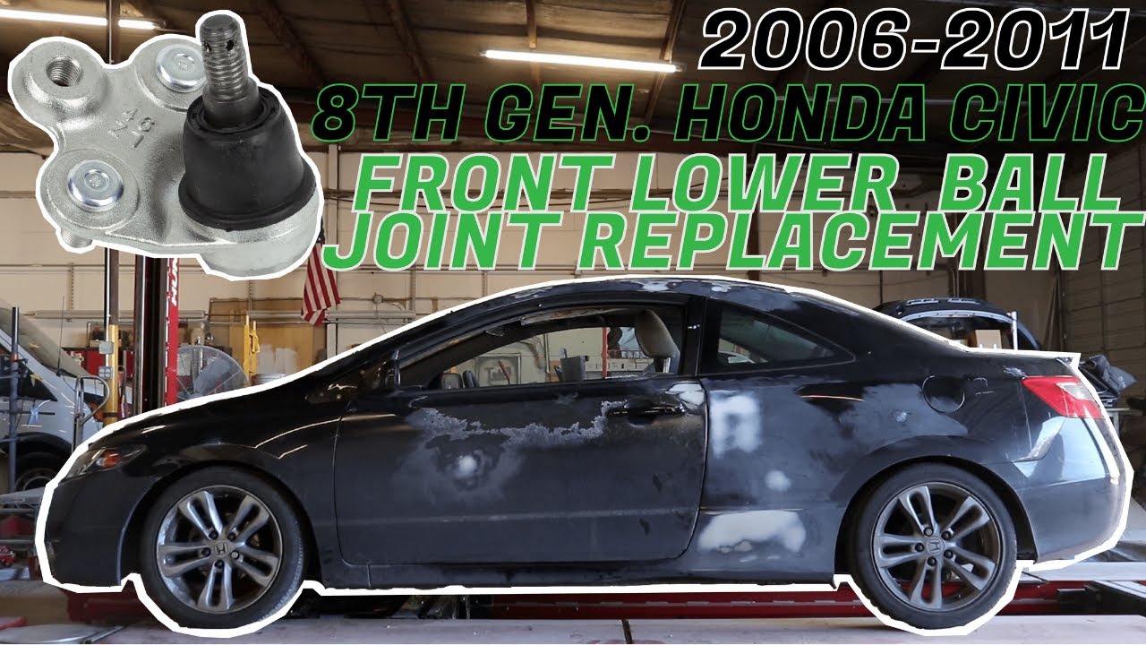 How To Replace Front Lower Ball Joint (2006-2011 Honda Civic)