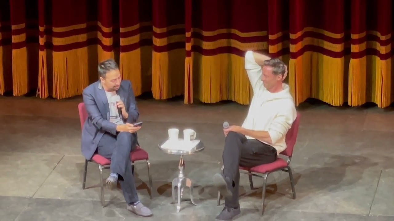 Lin-Manuel Hugh Jackman Greatest Showman discussion 1/2 at the United Palace