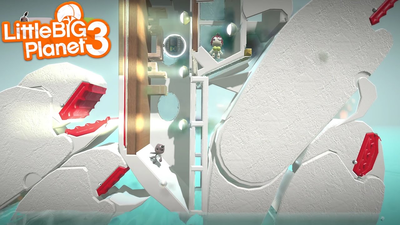 LittleBIGPlanet 3 - Escaping the Boat [4 Crazy Whales] - PS4