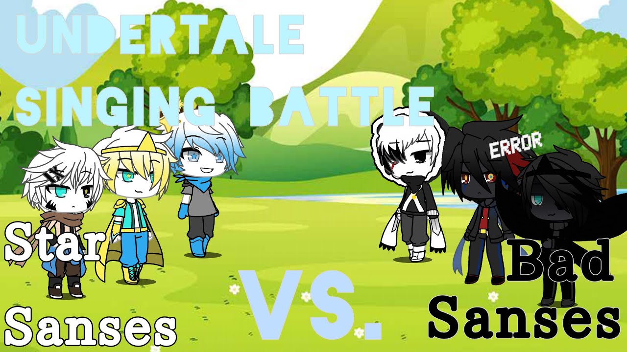 Undertale Singing Battle Star Sanses vs. Bad Sanses