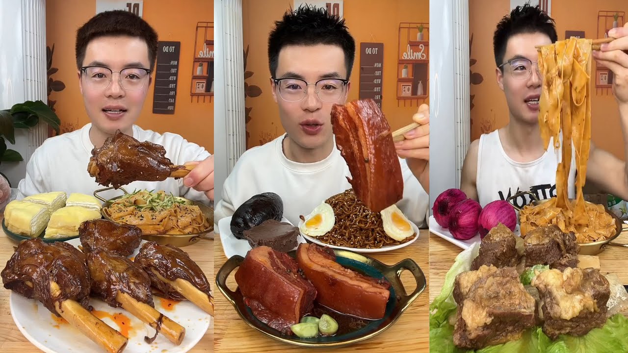 【ASMR】【MUKBANG】東坡肉 BRAISED PORK BELLY | EATING SHOW |CHINESE MUKBANG |食べ |吃播 FANG ASMR #咀嚼音 #196
