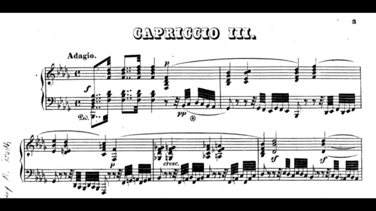 Mendelssohn: Caprice, Op. 33 No. 3 in B♭ Minor (Bertrand Chamayou)