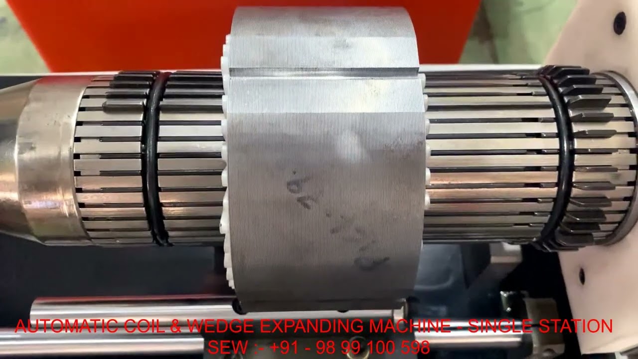 AUTOMATIC COIL AND WEDGE EXPANDING MACHINE  -  SINGLE STATION