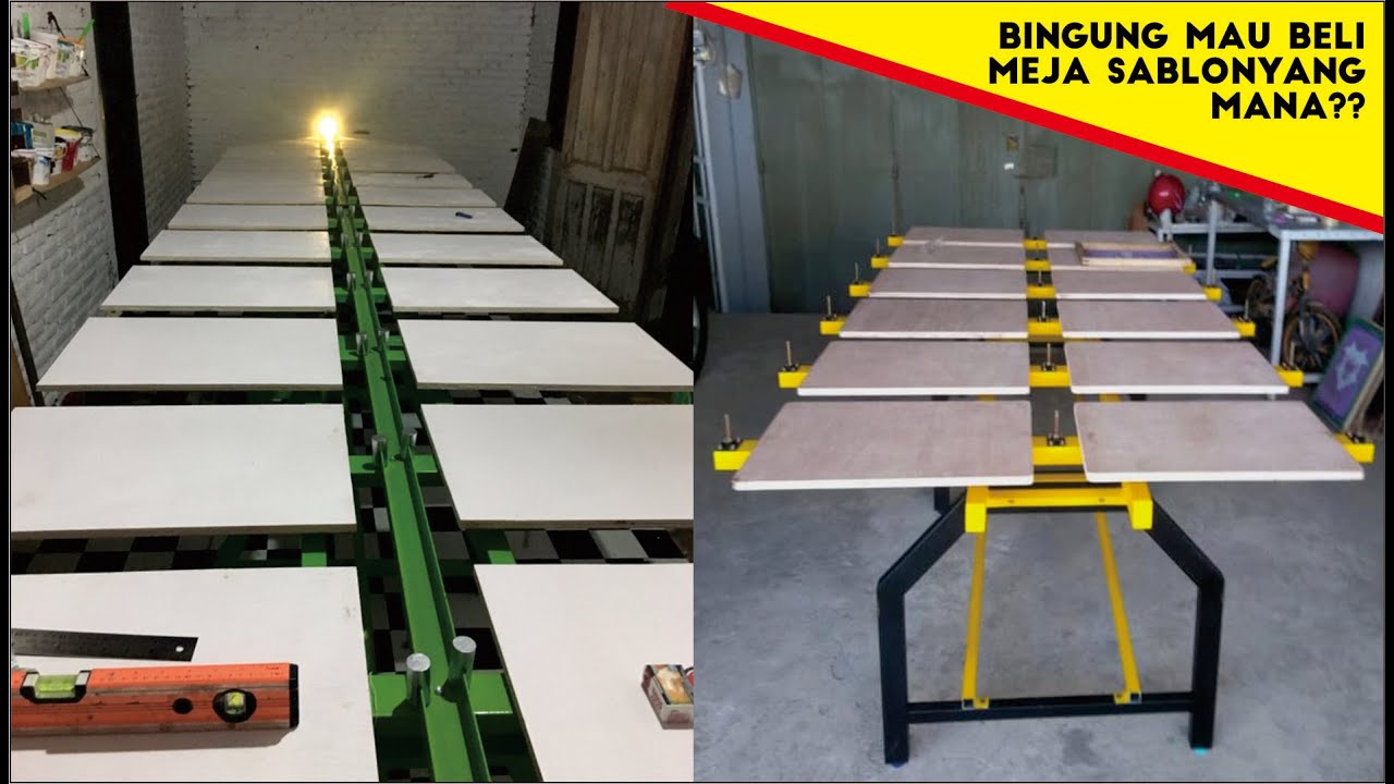 Rekomendasi Meja Sablon Untuk Pemula🛑