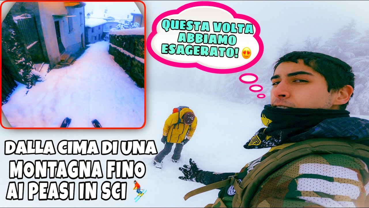 SCI FUORI PISTA IN QUARANTENA - Dalla vetta fino al paese 😍 - p.2