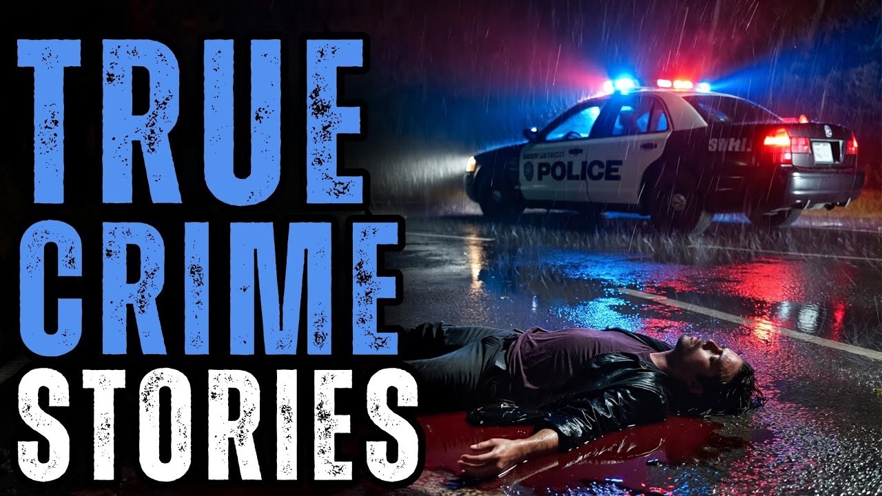 4 Disturbing True Crime Stories for Sleep with Rain Sound & Light Thunder | Raining Screen | Vol 055