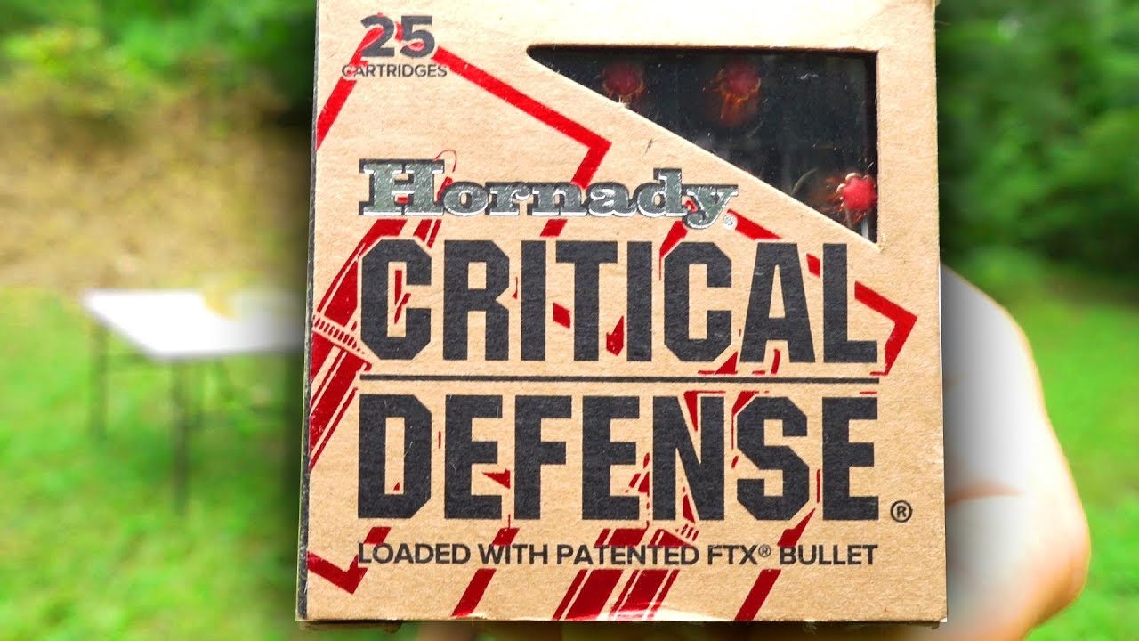 Hornady CRITICAL DEFENSE Ballistics Gel Tests