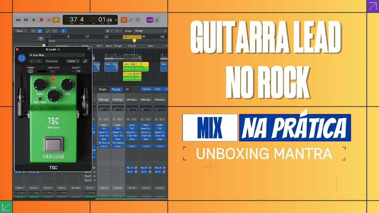 Guitarra solo - dicas de mixagem na composição e mixagem
