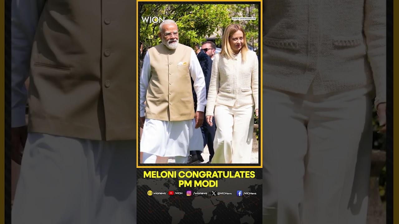 Italy's Meloni Congratulates PM Modi&nbsp;After He Becomes India's Longest Serving Prime Minister