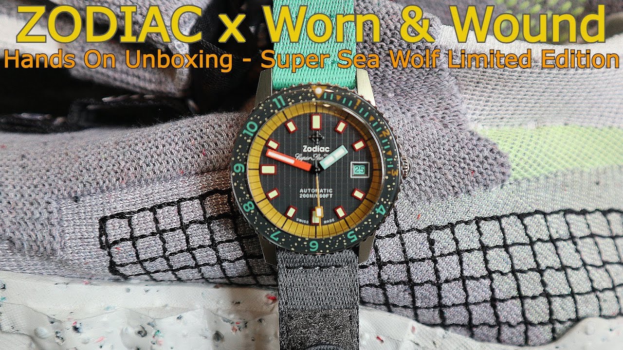 Hands On With The Zodiac x Worn & Wound Super Sea Wolf Limited Edition of 182 Inspired By Sneakers