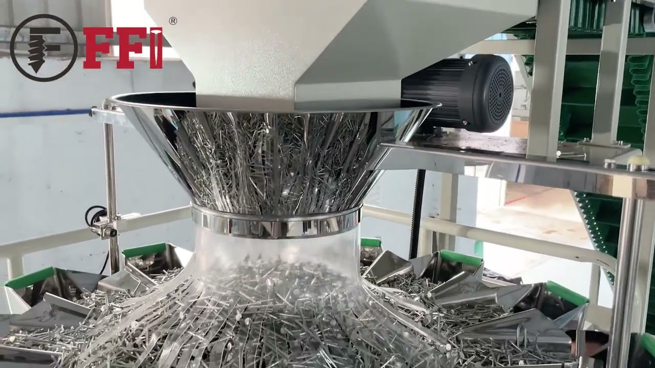 FFI  Fastener double channel box fully automatic packaging machine