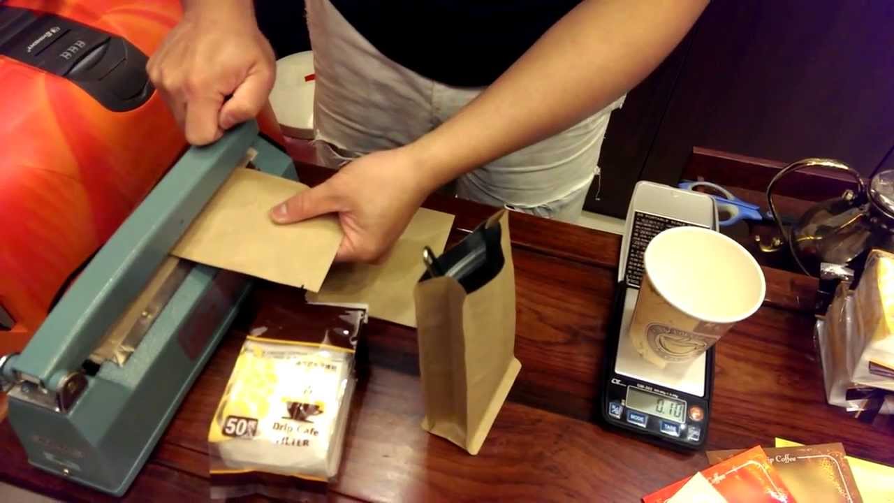 How to pack the drip coffee filter bags packaging