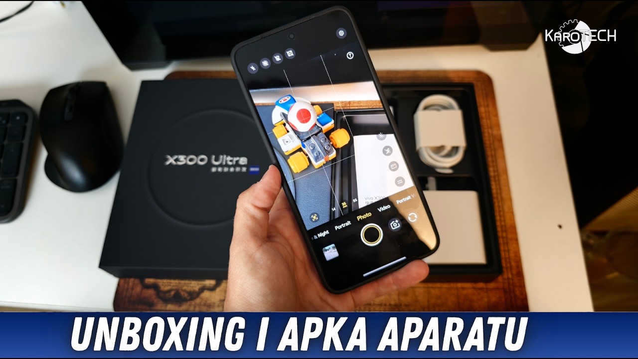 Vivo x300 Ultra || Unboxing i pierwsze uruchomienie (w tym apka aparatu)