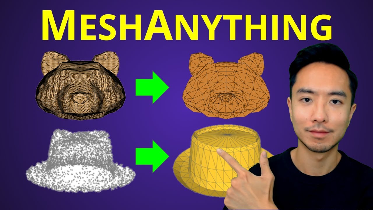 MeshAnything for Point Cloud to Mesh and Simplify Mesh
