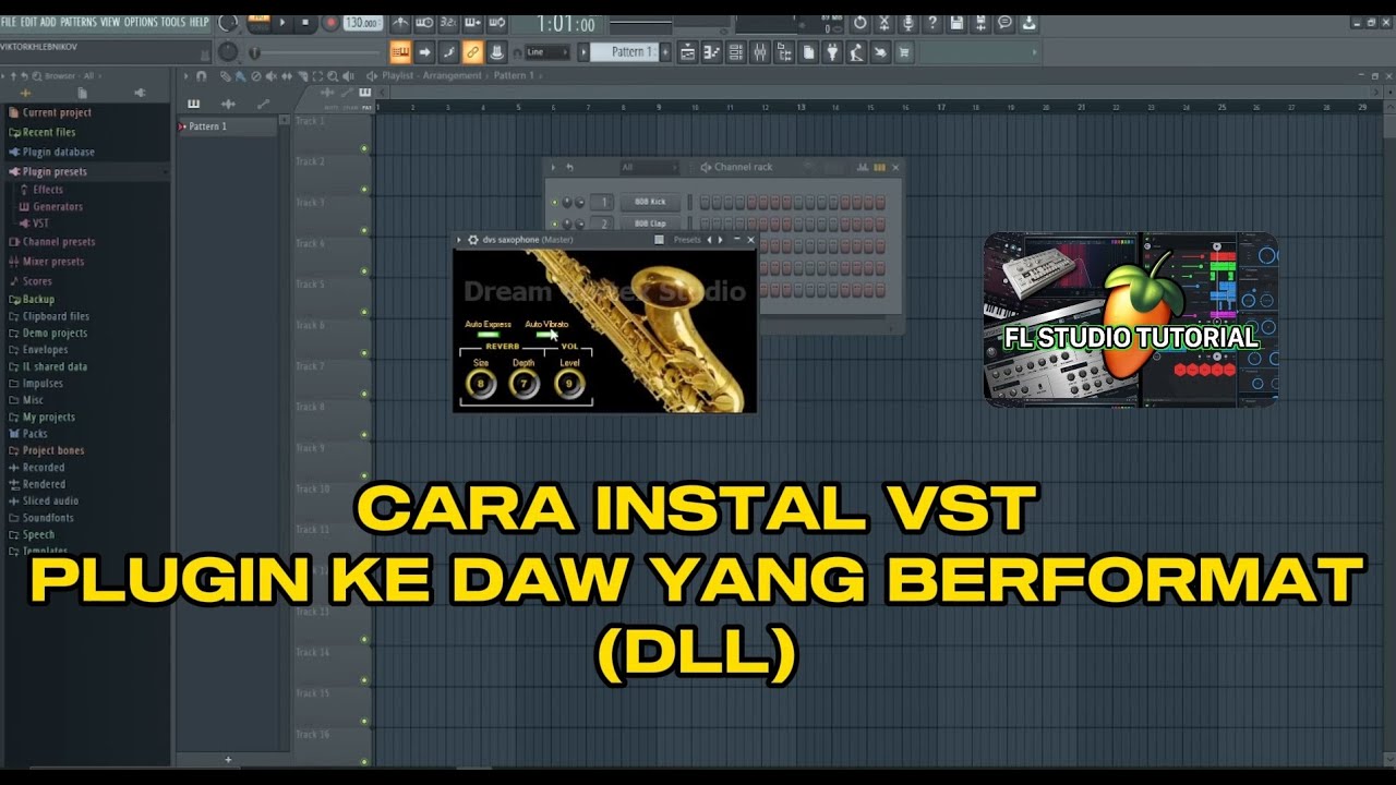 CARA INSTAL VST PLUGIN BERFORMAT [ DLL] KE DAW - FL STUDIO TUTORIAL