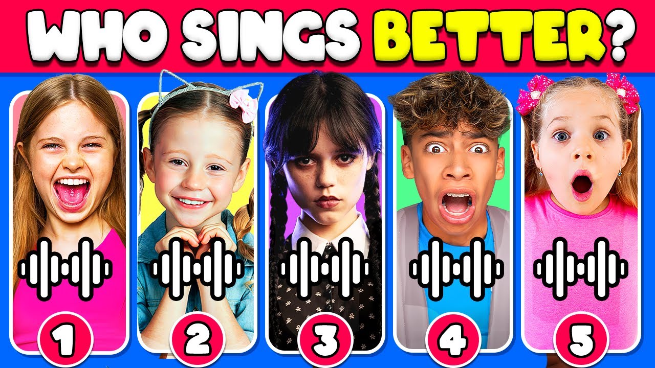 Guess WHO IS SINGING? 🎤 Salish Matter, Lay Lay, Wednesday, King Ferran, Like Nasty, Kids Diana Show