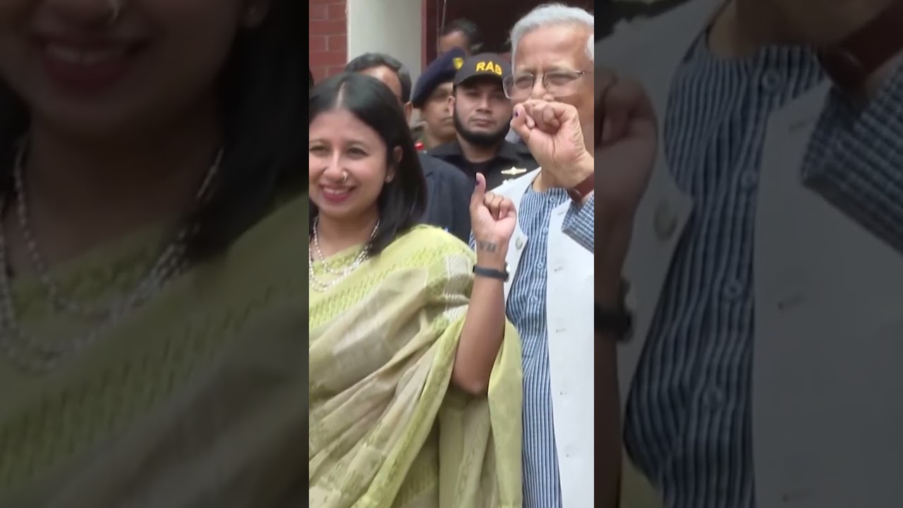 Bangladesh's Interim Leader Yunus Casts Vote in General Election | DWS News | AC1C