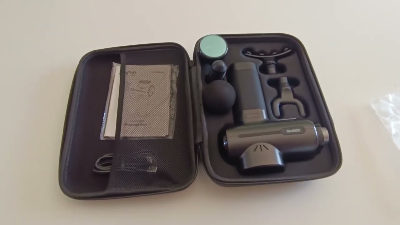 Pistola de Masaje con Función de Calor y Bluetooth, RENPHO Massage Gun compatible con APP