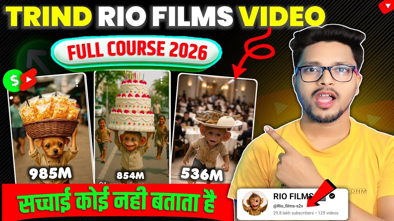 Rio Films Jaisa Video Kaise Banaye | Ani Mahal Style Animal AI Video | Image Consistent | ai video