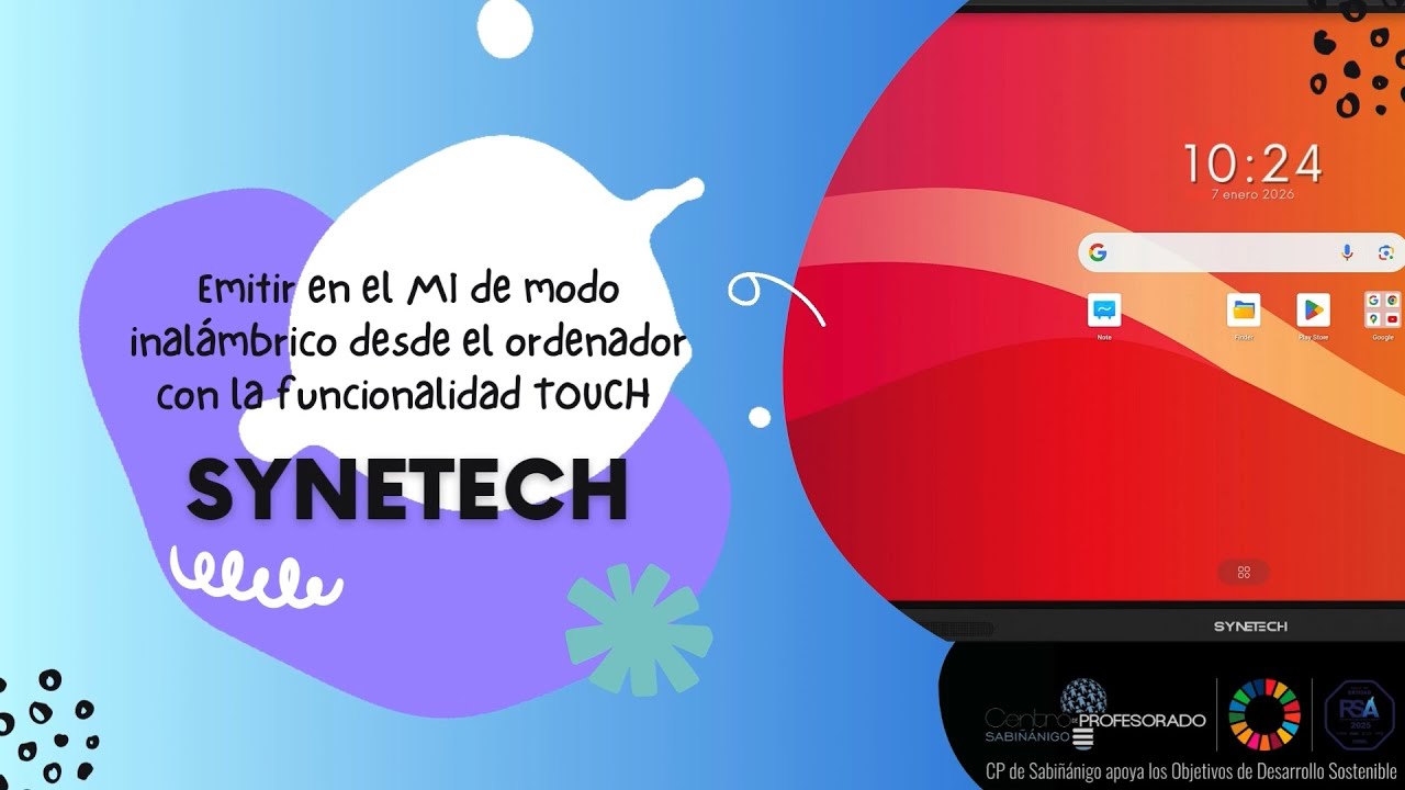 Emitir inalámbrico con función TOUCH en el MI Synetech