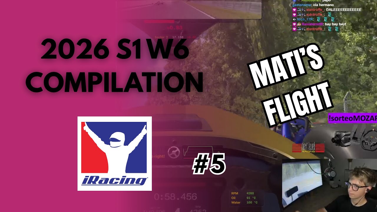iRacing Season 1 Week 6 2026 #5 – Crash Compilation | Wrecks, Saves & Incidents
