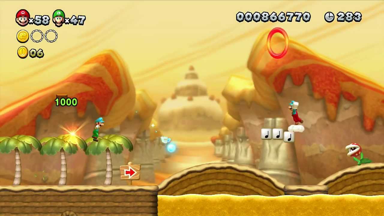 New Super Mario Bros U - 100% Walkthrough Co-op - Parte 04 di 22