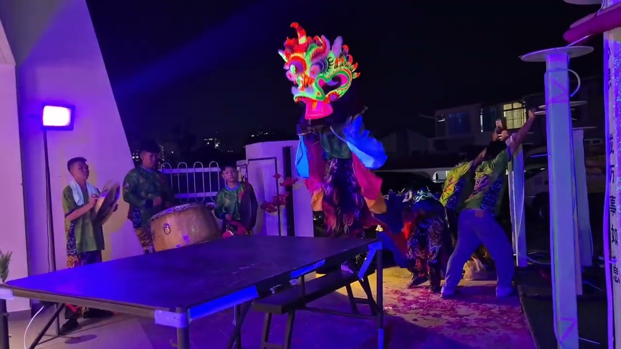 2026 Chinese Unicorn Performance at Kota Kinabalu  友艺龙麒狮体育会麒麟表演