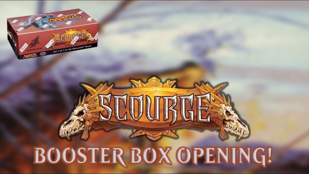MTG Scourge Booster Box Opening! | VINTAGE MAGIC!