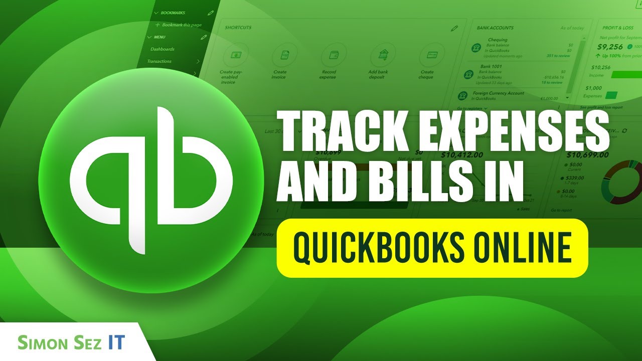 How to Track Expenses and Bills in QuickBooks Online