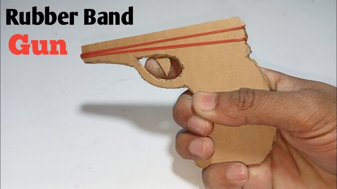 How to Make A Powerful Rubber Band Gun That's actually shoot