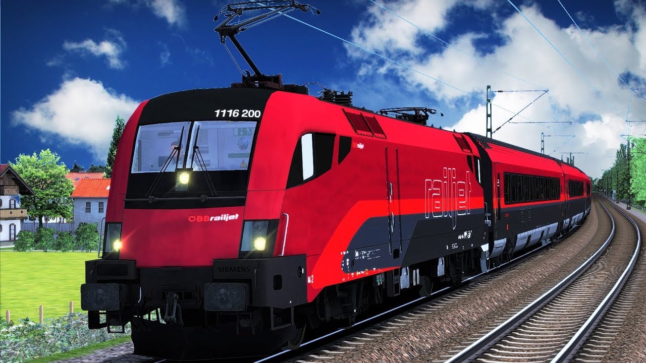 Let's Play Train Simulator 2018 | ÖBB Railjet Taurus 1116 | München - Rosenheim | Dovetail Games DTG