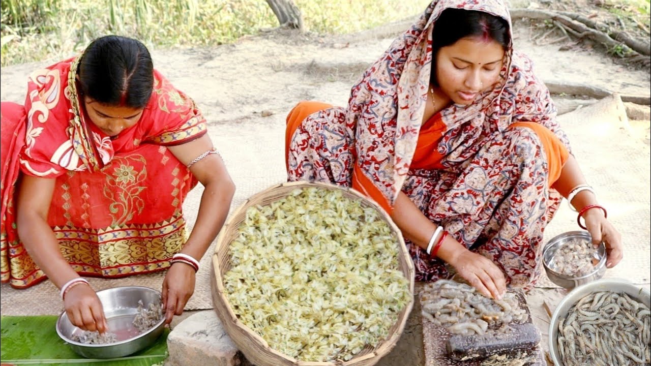 চিংড়িমাছ বাটা দিয়ে সজিনাফুলের এই রেসিপি একবার খেলে স্বাদ ভুলতে পারবেন না||Drumsticks Flower Reci