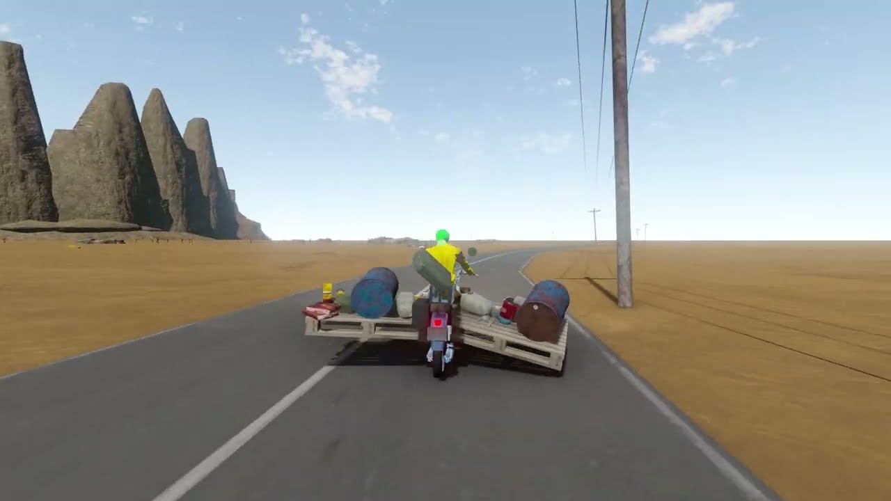 The Long Drive bike only part 2