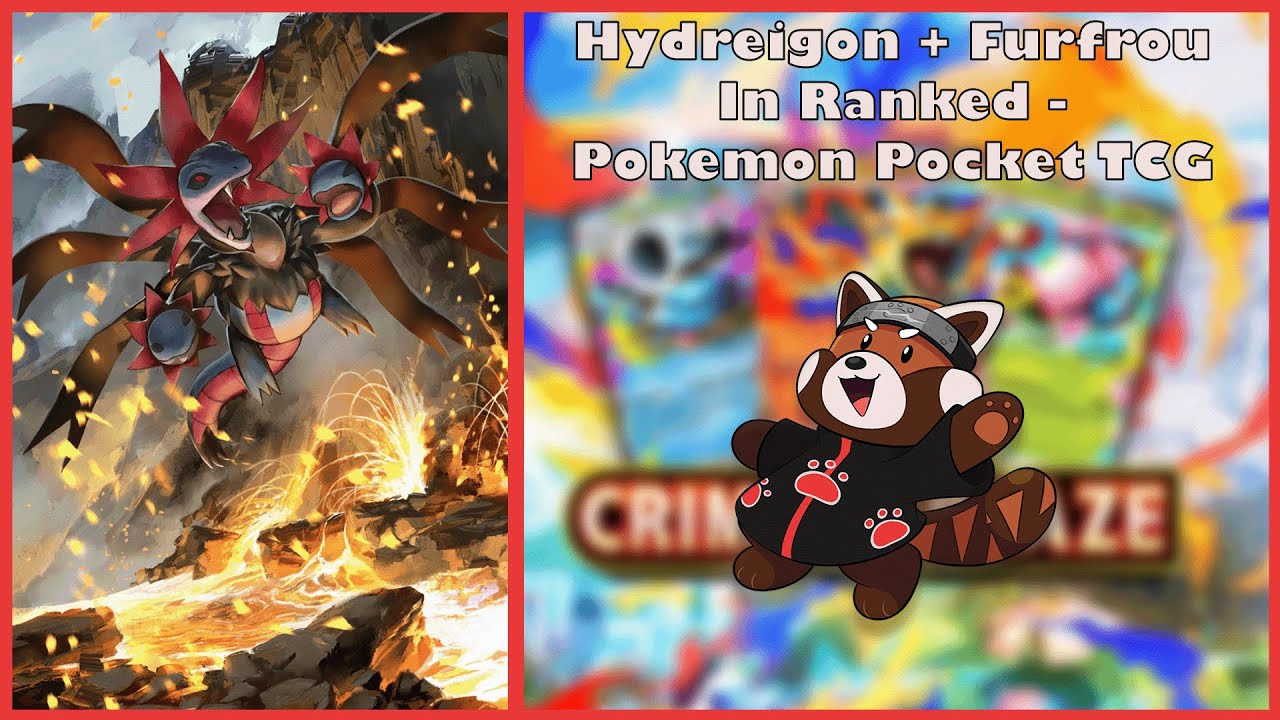 Гидрейгон + Фурфру в рейтинговой карточной игре Pokemon Pocket TCG