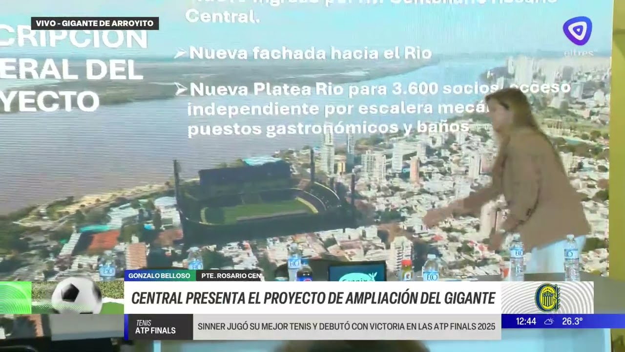 Rosario Central presenta su proyecto de ampliación del Gigante