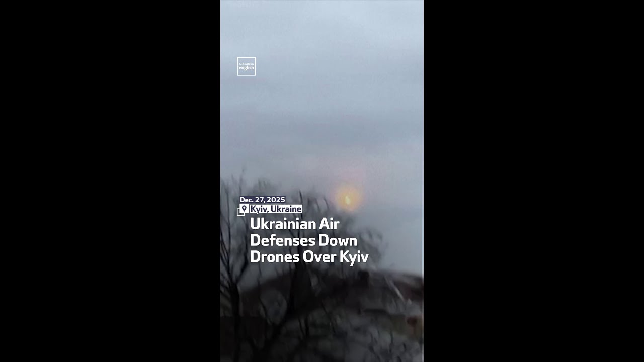 Ukrainian Air Defenses Down Drones Over Kyiv