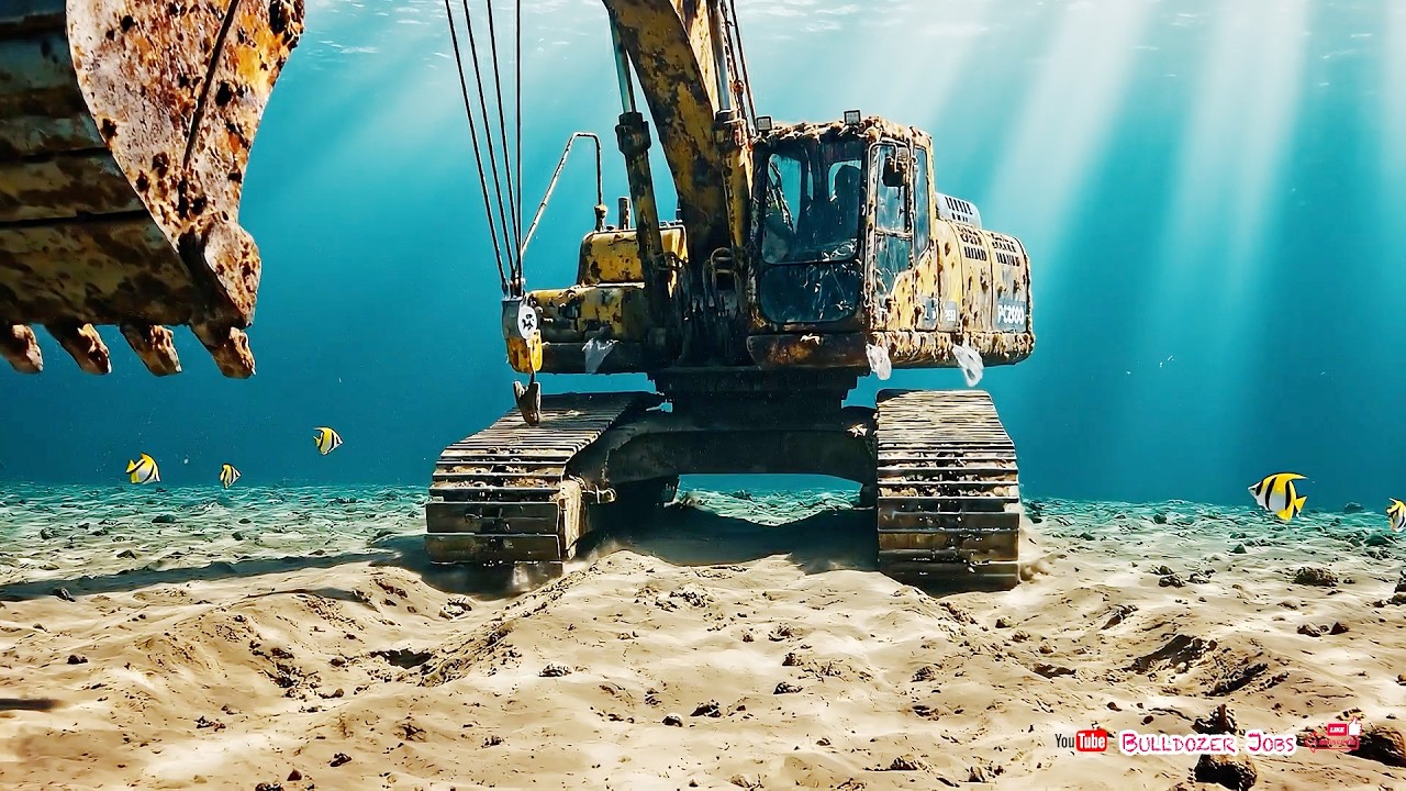 The Shocking Return Excavator After 40 Years Ocean !Restoration Documentary