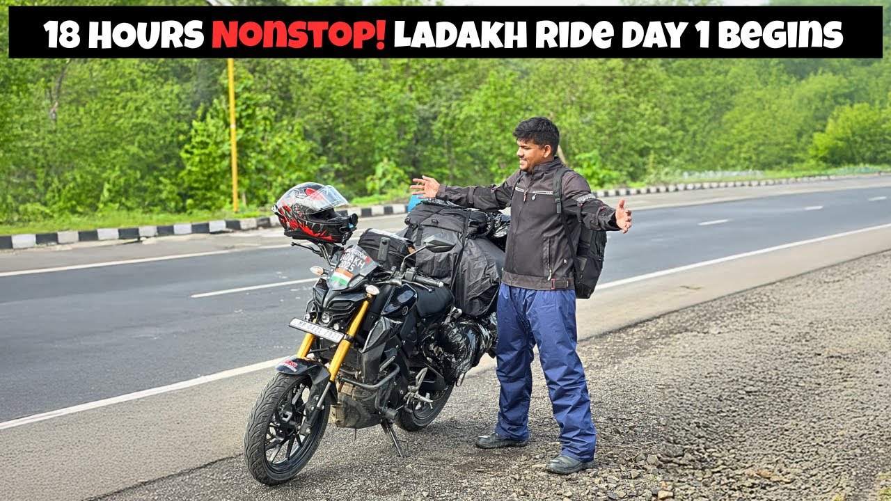 The Journey To Ladakh Begins Here ….. Bhopal to Delhi Day-1 | Yamaha MT-15 On Ladakh