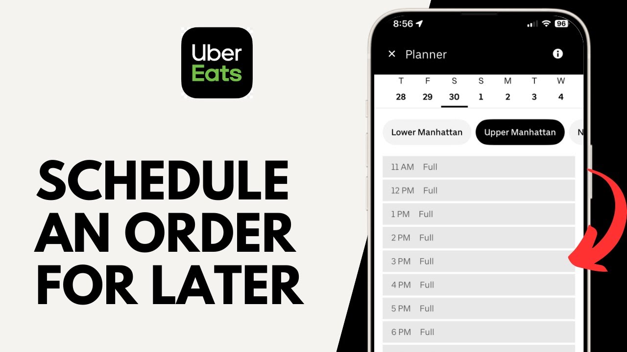 How to Schedule an Uber Eats Order for Later
