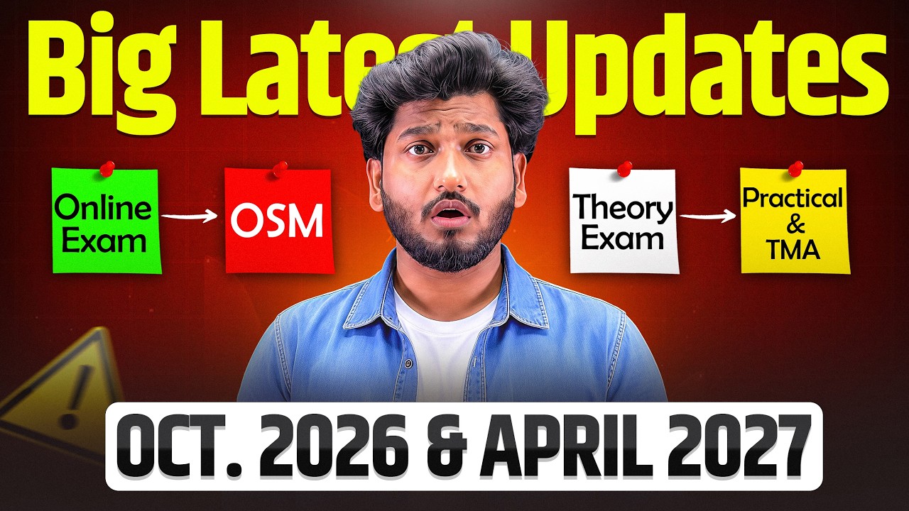 NIOS Big Update 😱 October 2026 & April 2027 | TMA, Date Sheet & Practical