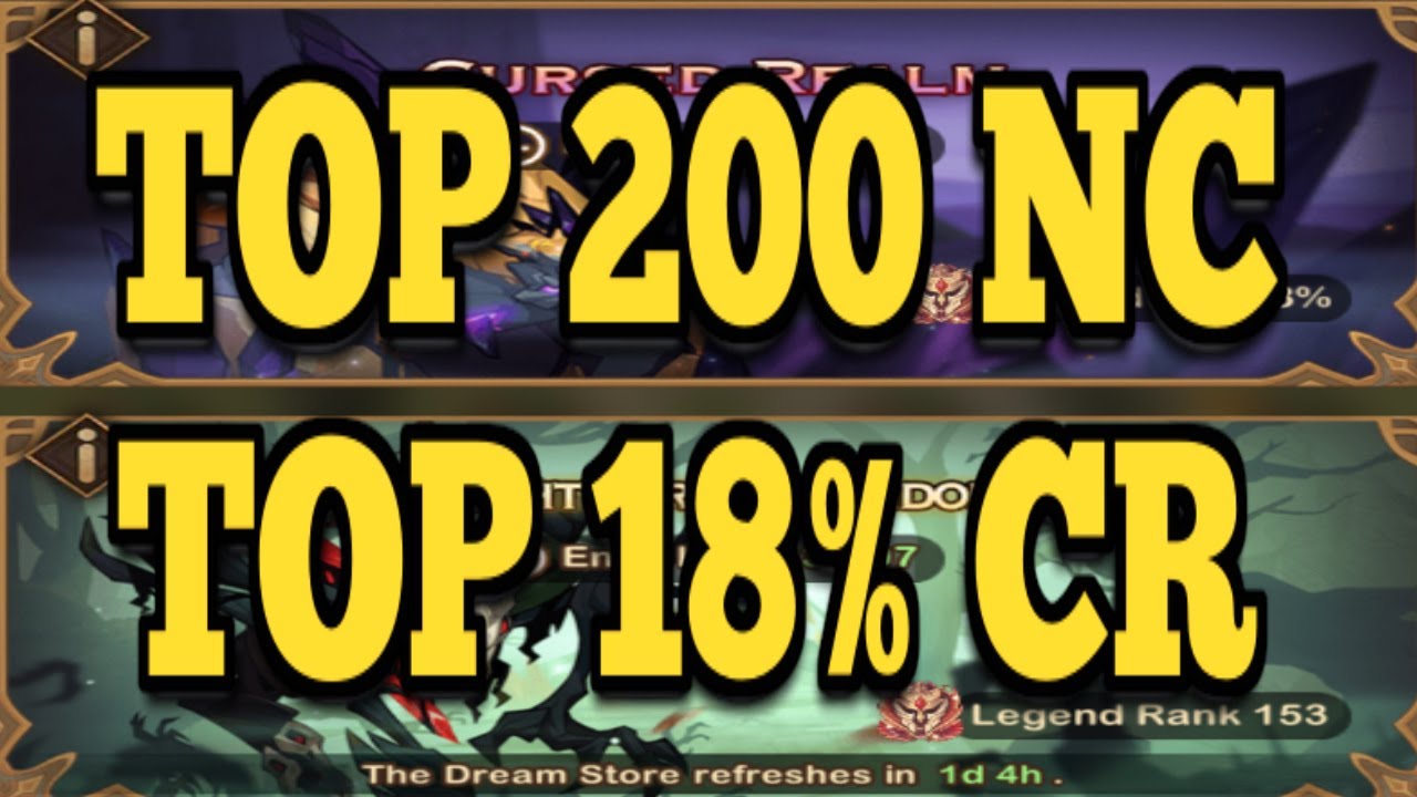 Weekly Nightmare Corridor and Cursed Realm (Rank 152/top 18%)