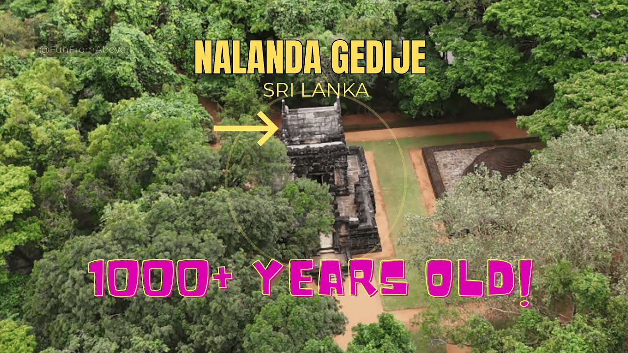 Nalanda Gedige, Sri Lanka | 1000+ Year Old Stone Temple (Drone Footage)