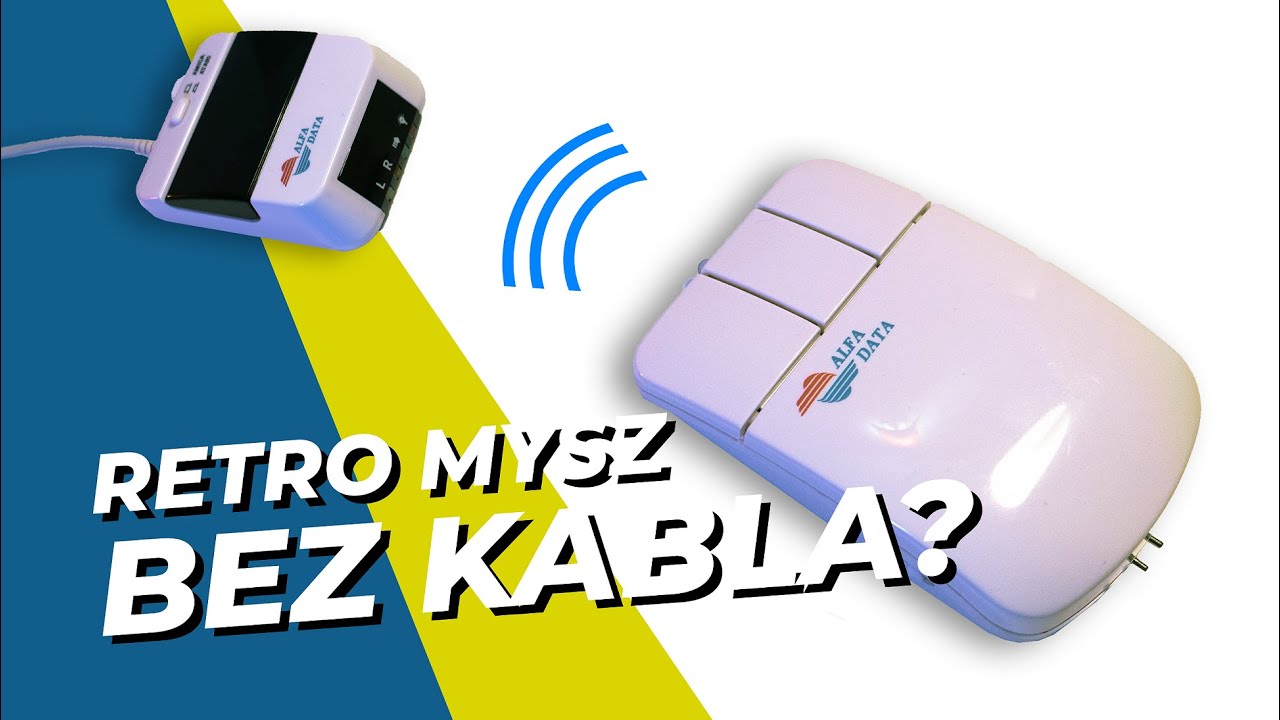 Bezprzewodowa MYSZ z LAT 90